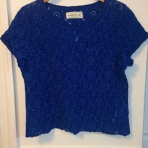Abercrombie & Fitch cotton lace top
